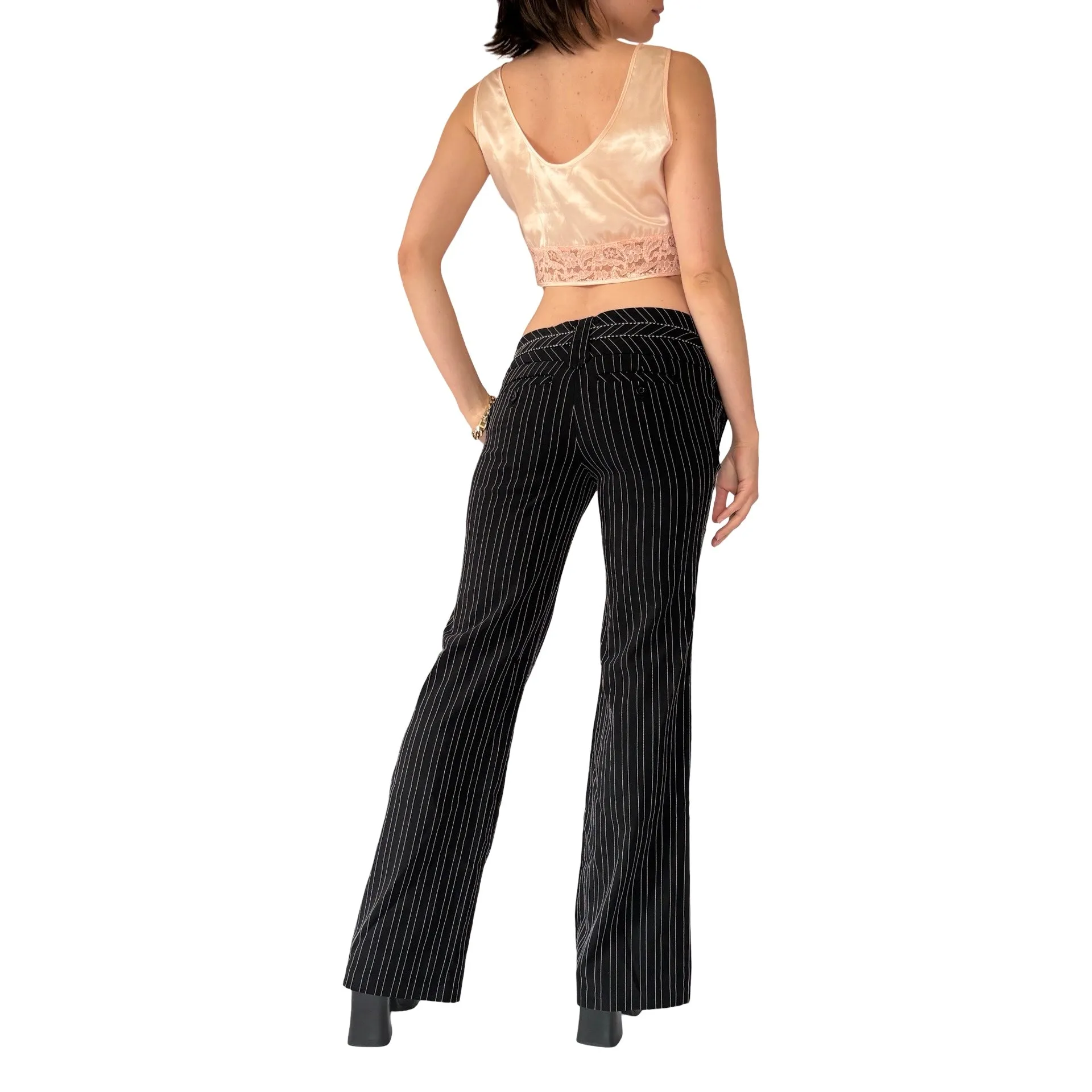 2000s Pinstripe Flares (S)
