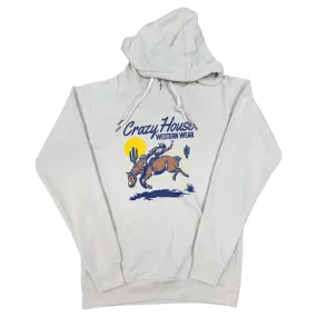 Crazy House Bucking Bronc Hoodie 11376-SAND-46178