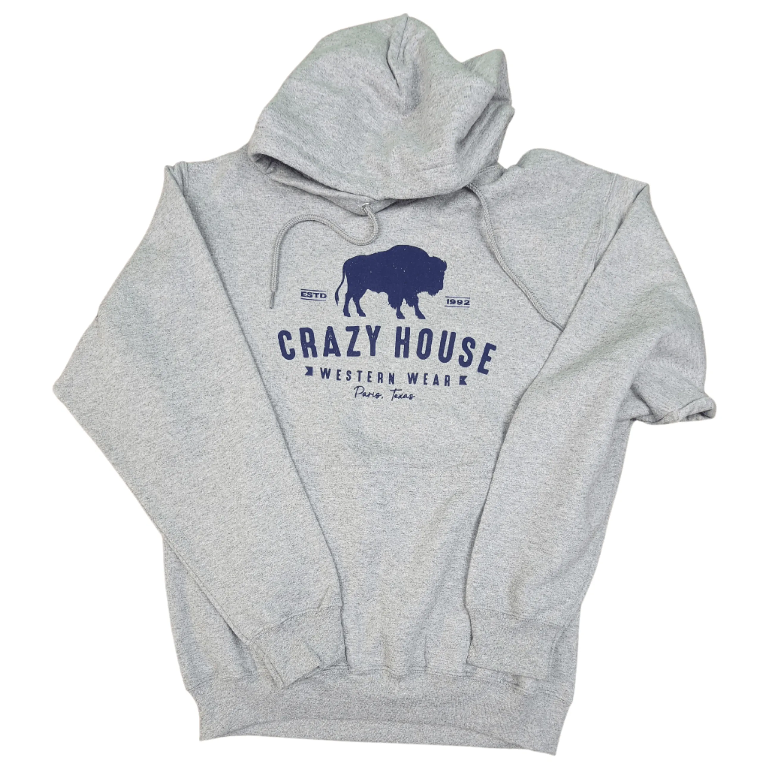 Crazy House Buffalo Logo Hoodie PC78H-ATH.HTR-46143