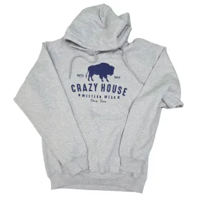 Crazy House Buffalo Logo Hoodie PC78H-ATH.HTR-46143