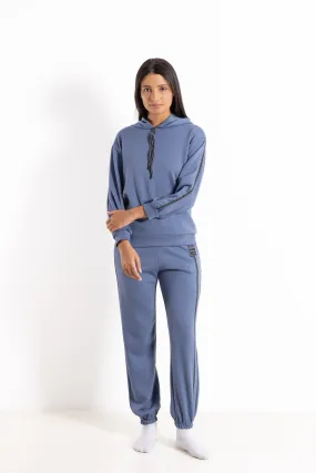 DETAILED SOFT HOODIE SET