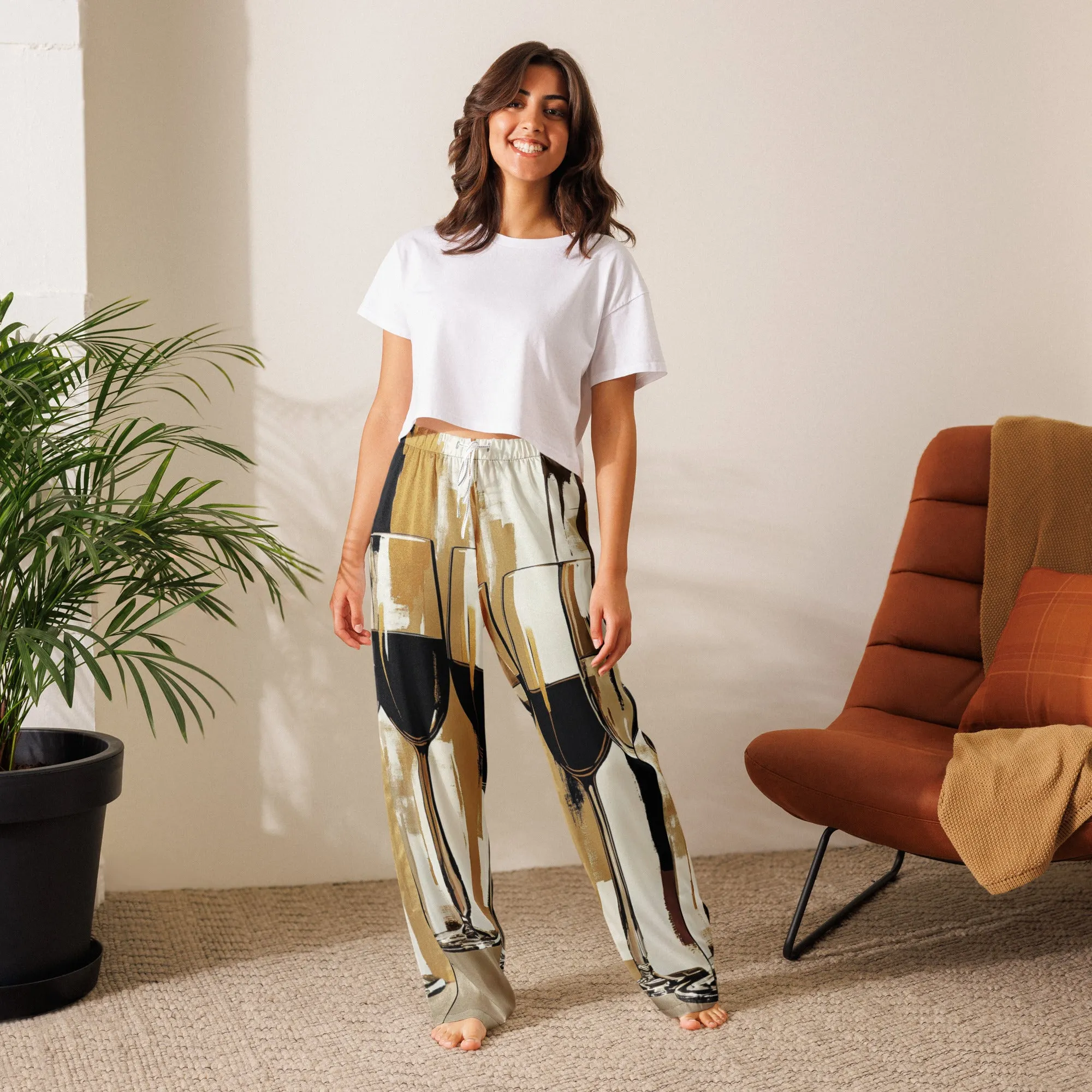 DUO MODERN "Luxe Vino" Women’s Pajama Pants