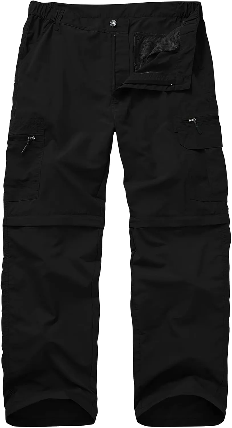 Fishing Pants for Men, Waterproof Convertible Quick Dry Pants for Wading, Lightweight Breathable Hiking Pants Mens
