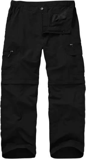 Fishing Pants for Men, Waterproof Convertible Quick Dry Pants for Wading, Lightweight Breathable Hiking Pants Mens