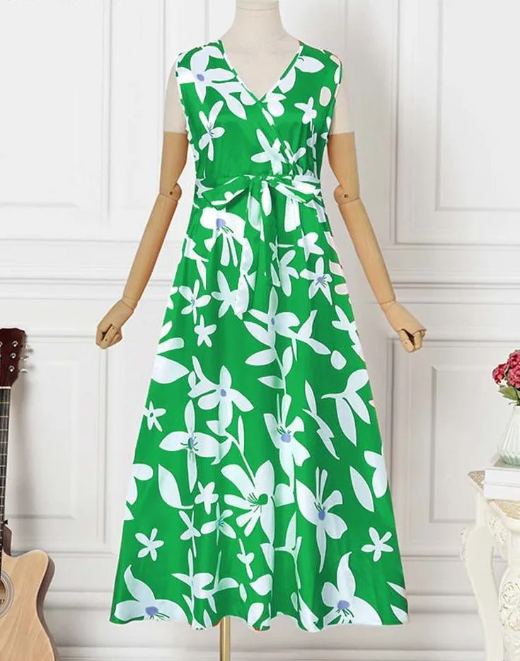 Flower Printed Summer Dress