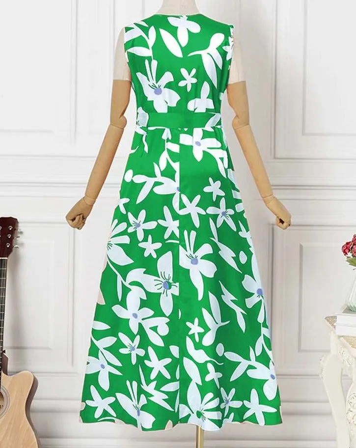 Flower Printed Summer Dress