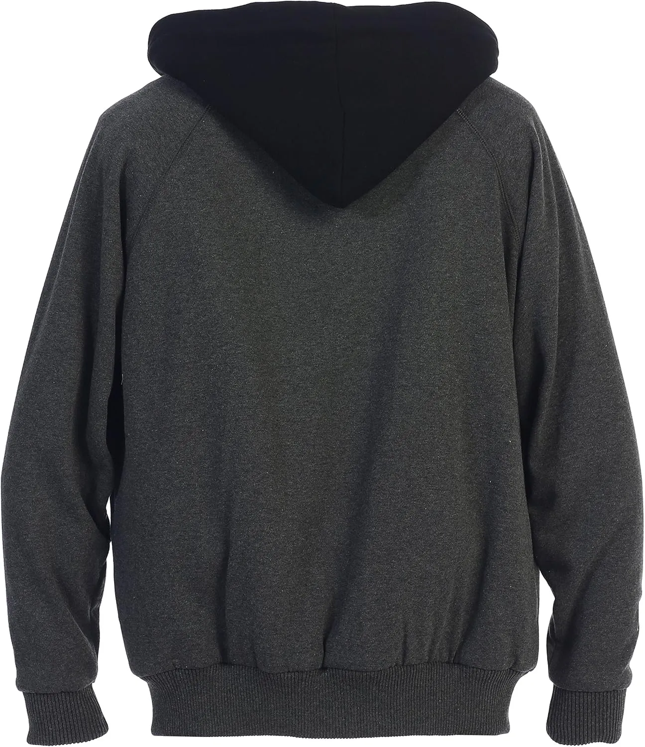 Gioberti Men's Soft Heavyweight Sherpa Lined Fleece Hoodie Jacket