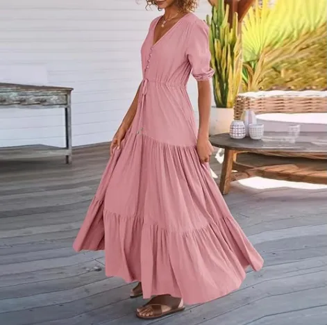 Ivyshape | Bohemian Maxi Sundress