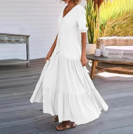 Ivyshape | Bohemian Maxi Sundress