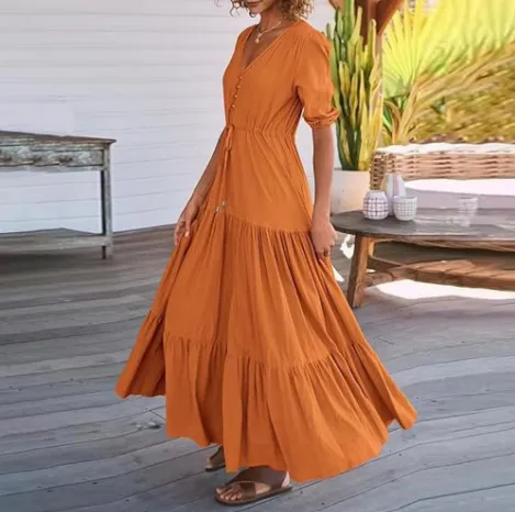 Ivyshape | Bohemian Maxi Sundress