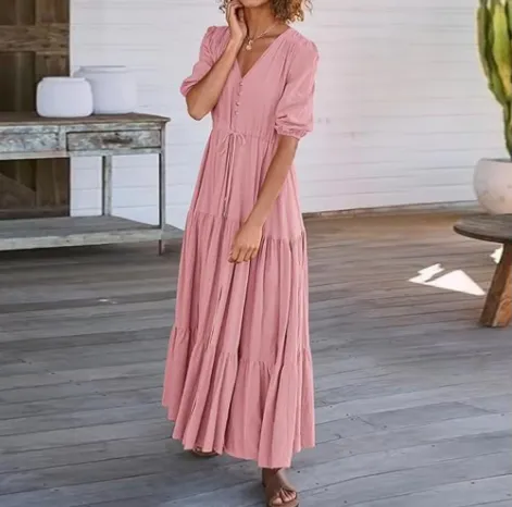 Ivyshape | Bohemian Maxi Sundress