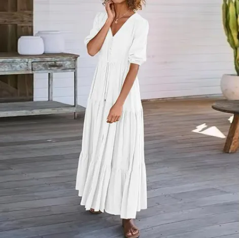 Ivyshape | Bohemian Maxi Sundress