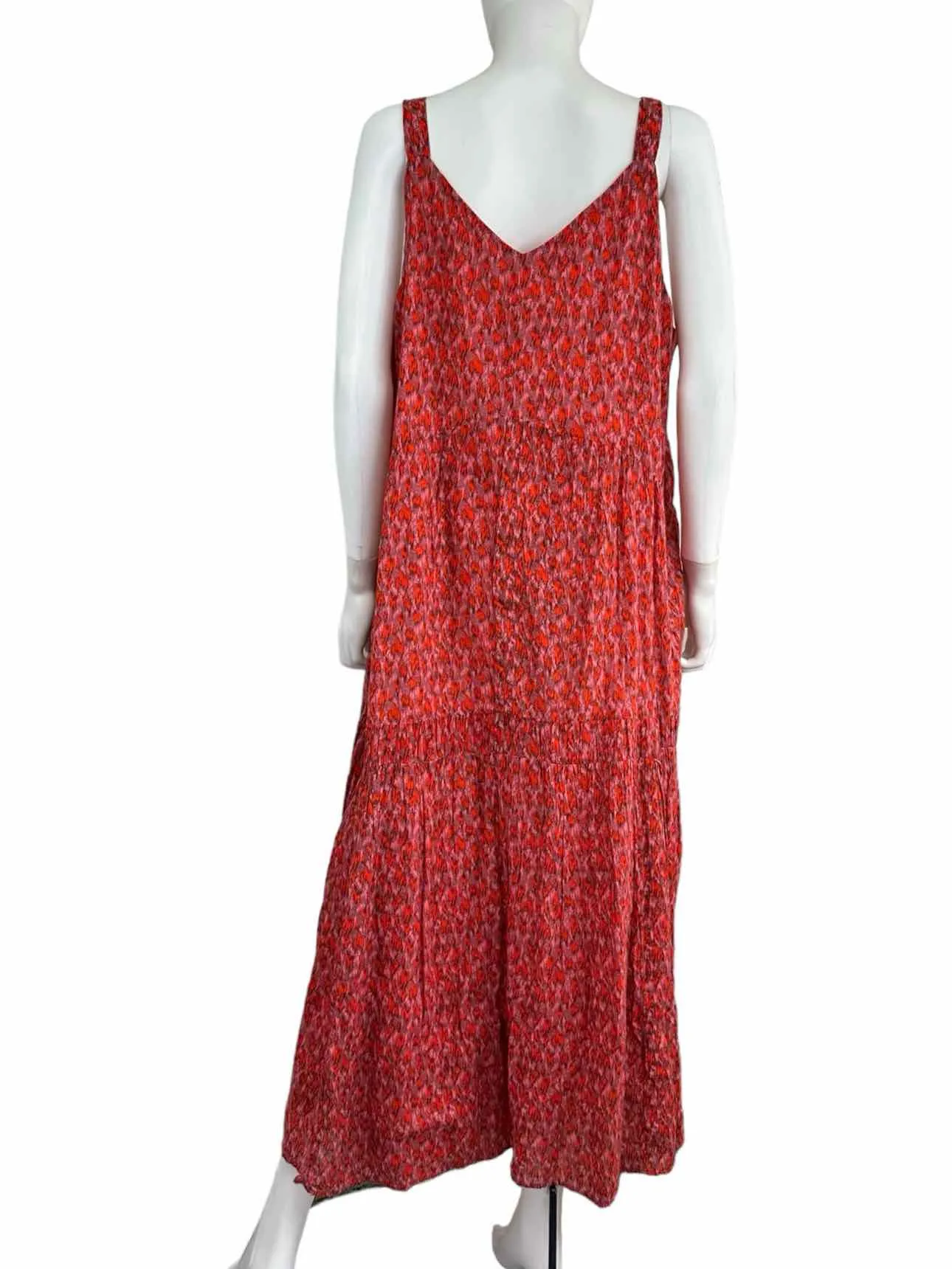 joie Red 100% Cotton Maxi Sundress Size XXL