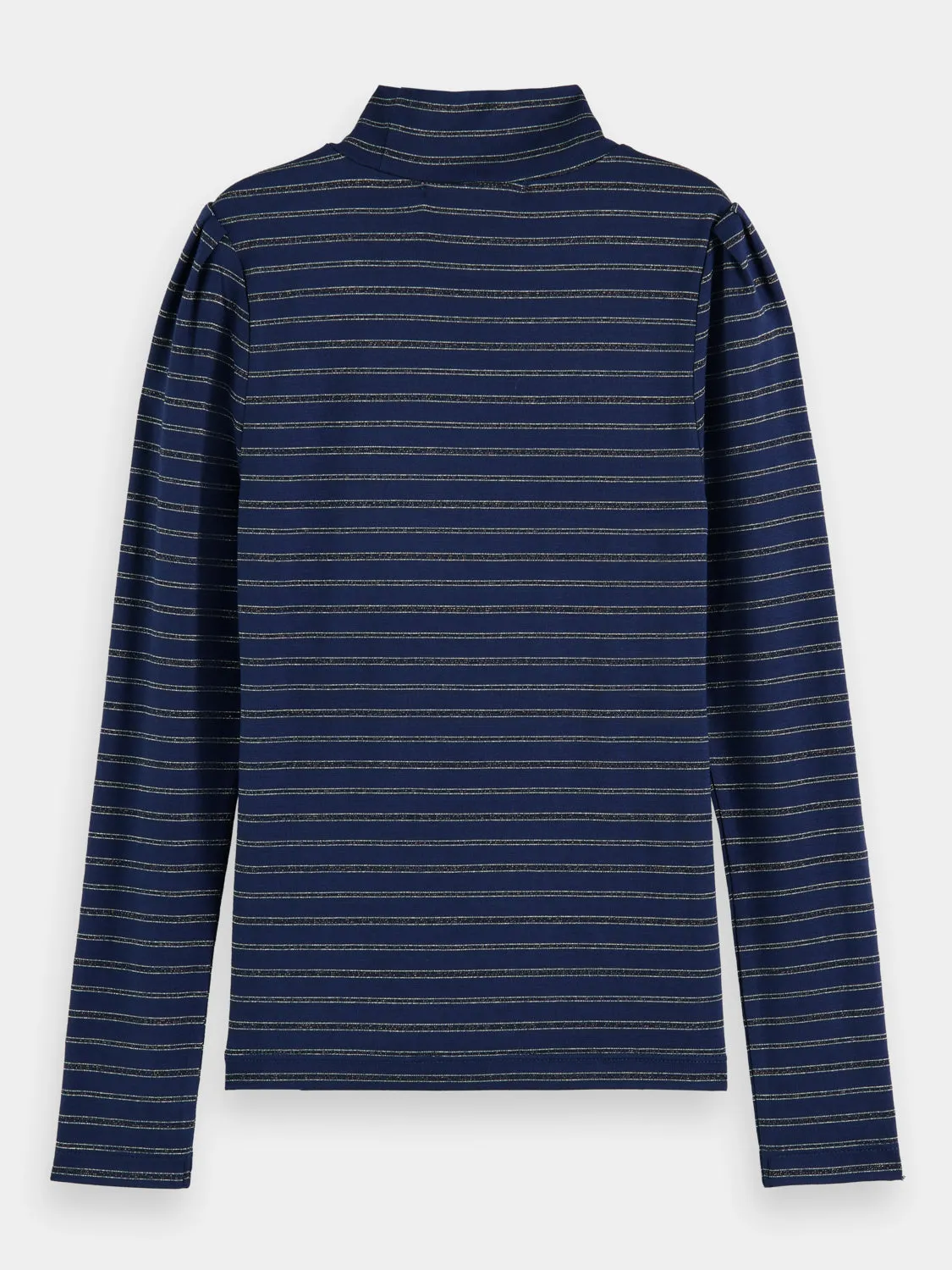 Kids - Long-sleeved striped glitter shirt