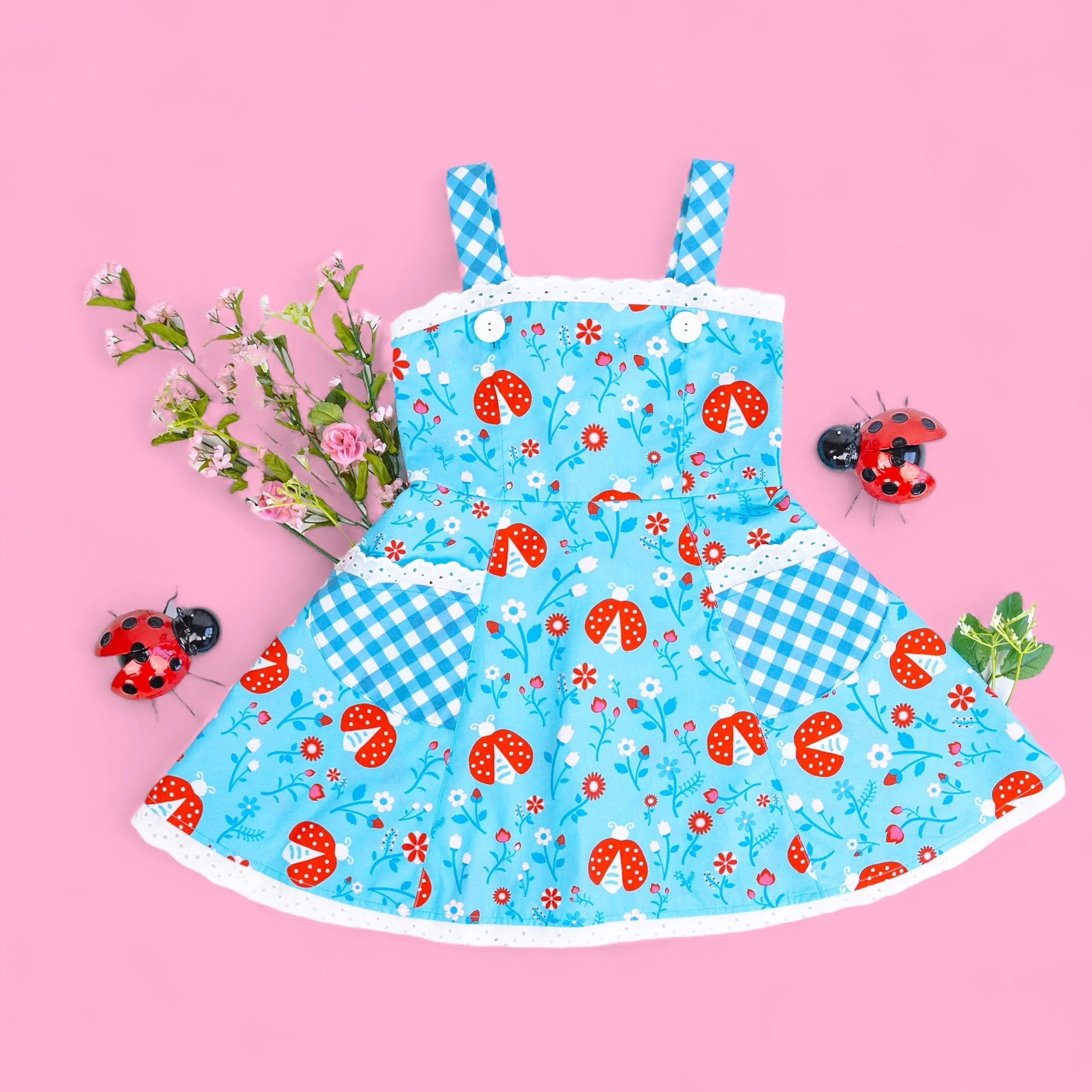 Lady Luck Vintage Strappy Sundress