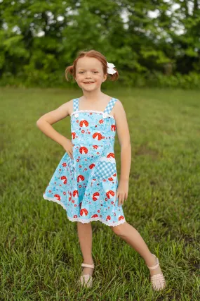 Lady Luck Vintage Strappy Sundress