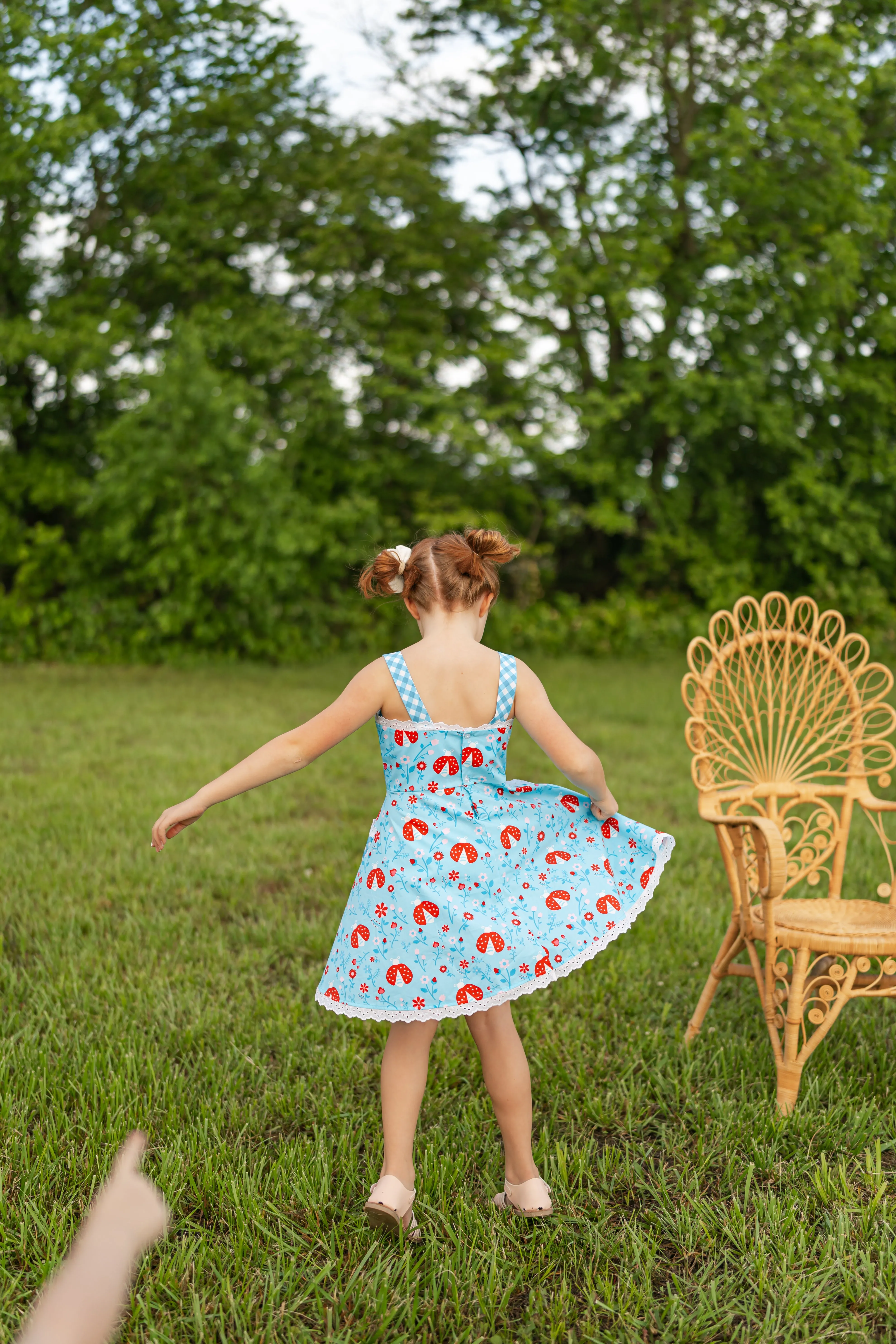 Lady Luck Vintage Strappy Sundress