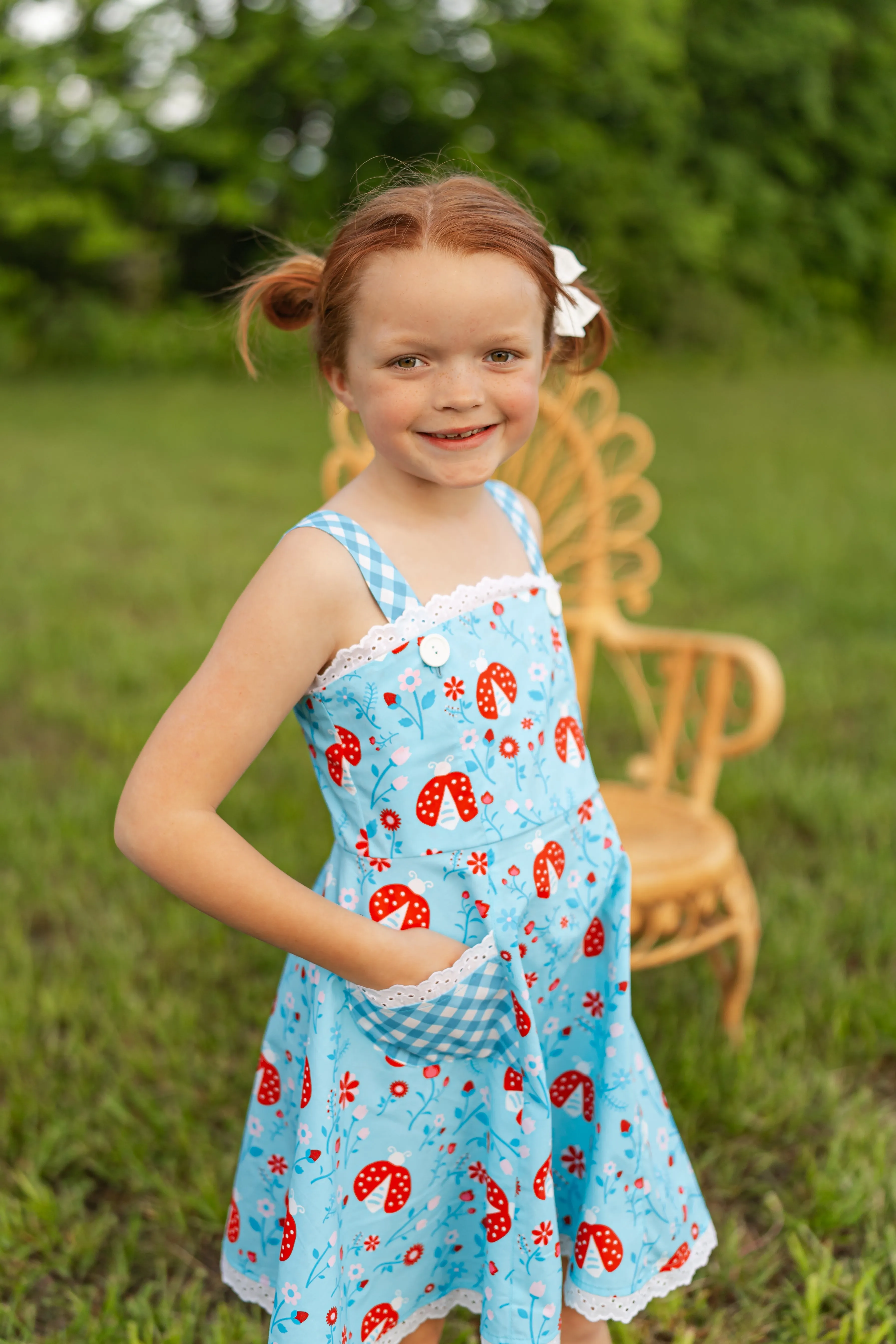 Lady Luck Vintage Strappy Sundress