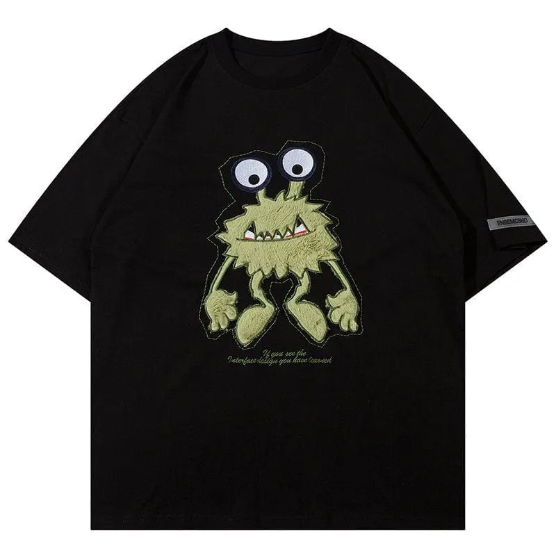 Lemandik Casual T-shirt Furry Monster