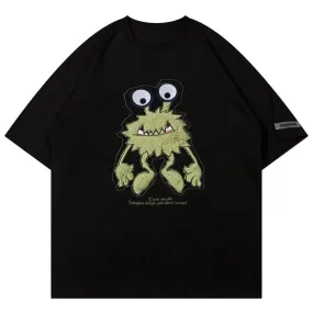 Lemandik Casual T-shirt Furry Monster