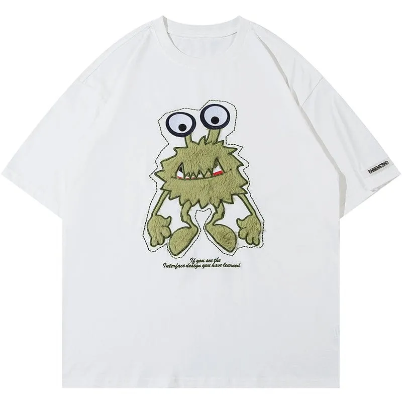 Lemandik Casual T-shirt Furry Monster