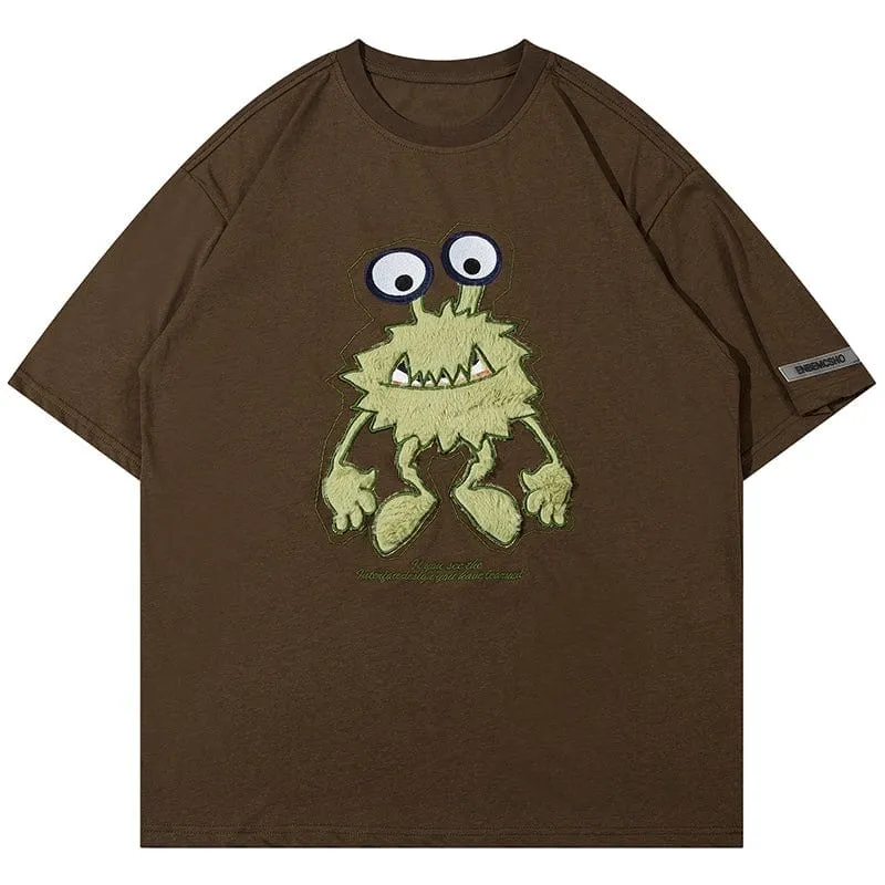 Lemandik Casual T-shirt Furry Monster