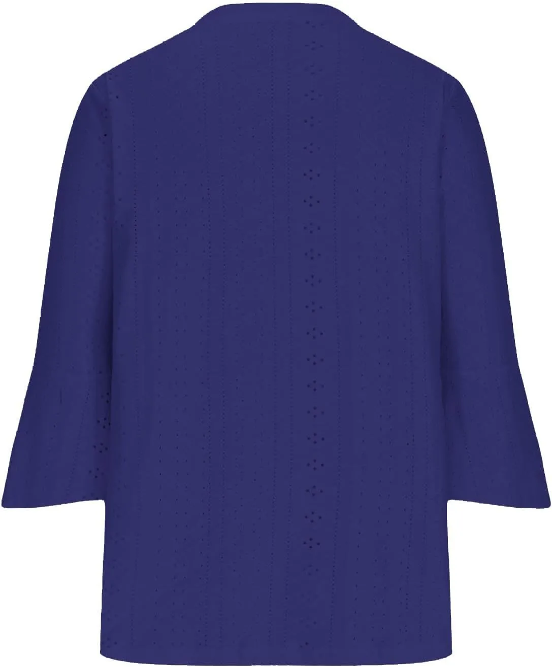 Lightweight Cardigans for Women 3/4 Sleeve Button Down Tops Loose Fit Cover Up Comfy Solid Color Open Front Blouses