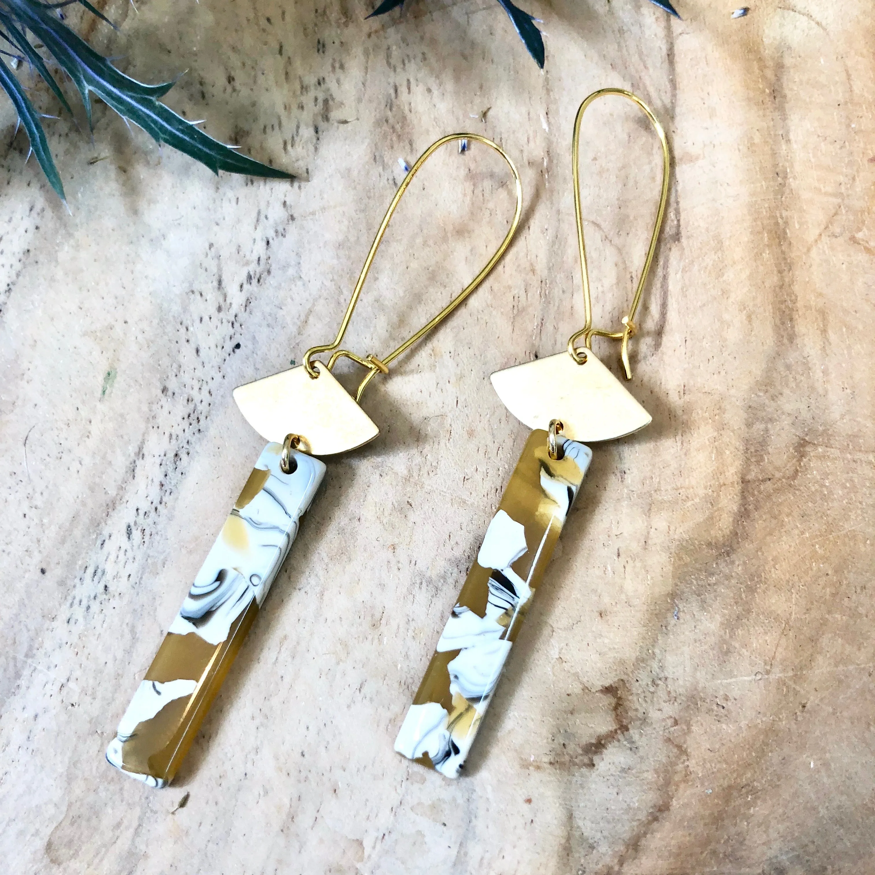 Lina Earrings - Yellow