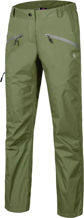 Little Donkey Andy Women's Lightweight Waterproof Rain Pants Breathable Hiking Pants for Outdoor Fishing