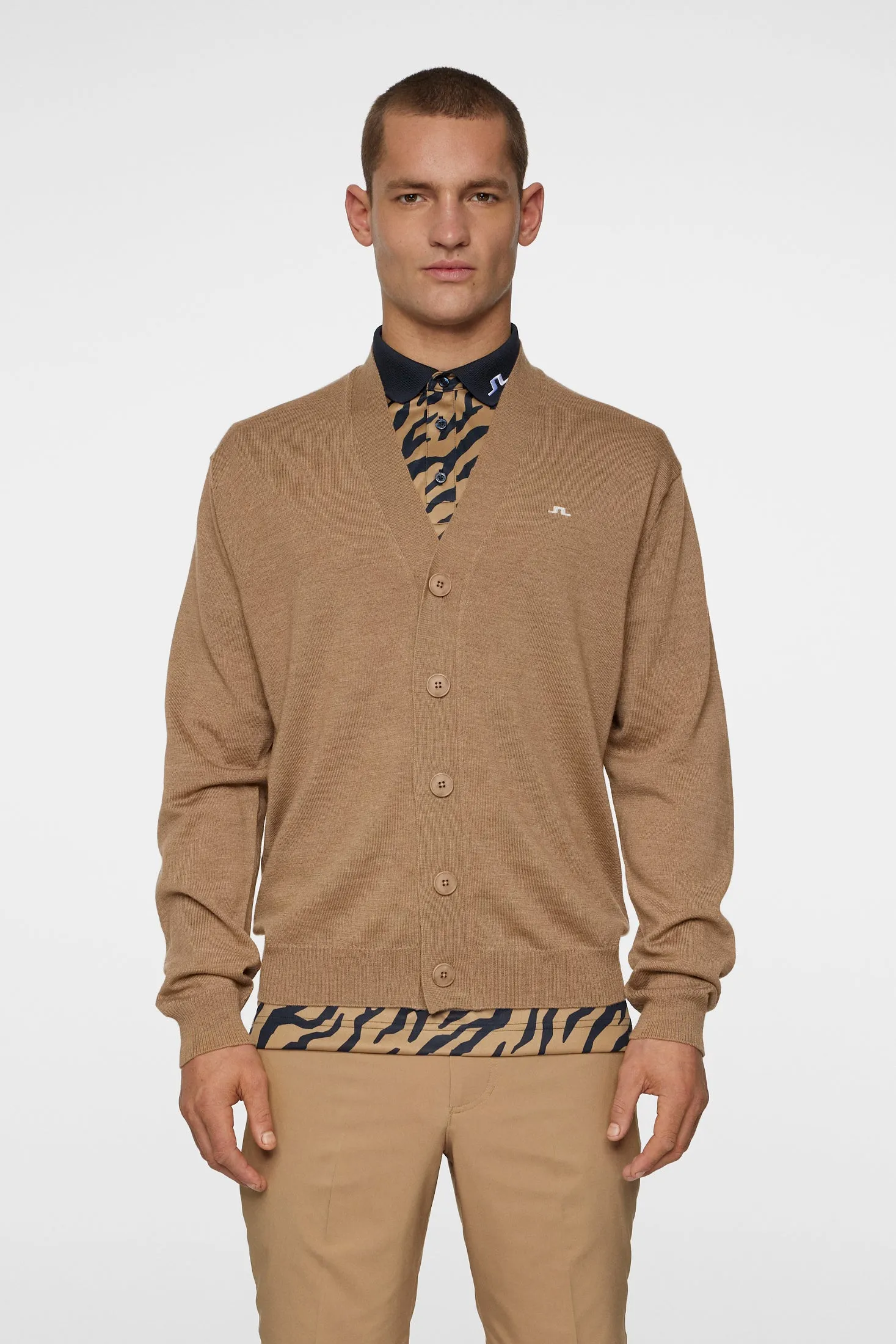 Lucas Knitted Cardigan / Tigers Eye