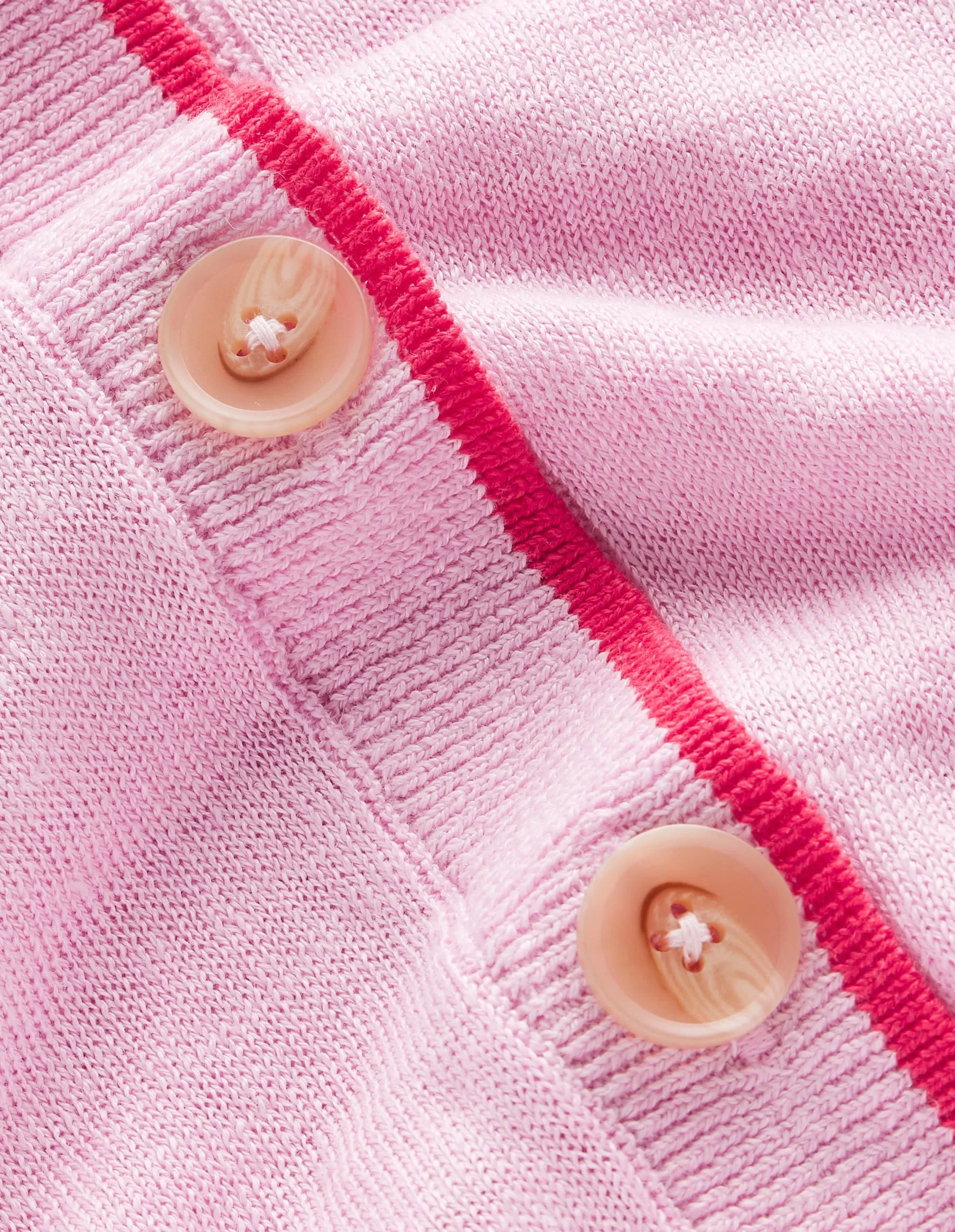 Maggie V-Neck Linen Cardigan-Sweet Lilac Pink