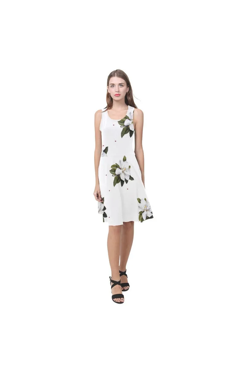 Magnolia On White Atalanta Casual Sundress