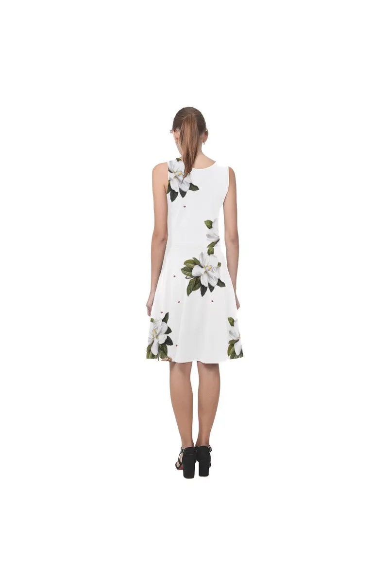 Magnolia On White Atalanta Casual Sundress