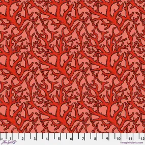 Mariana Coral Cascade Fabric