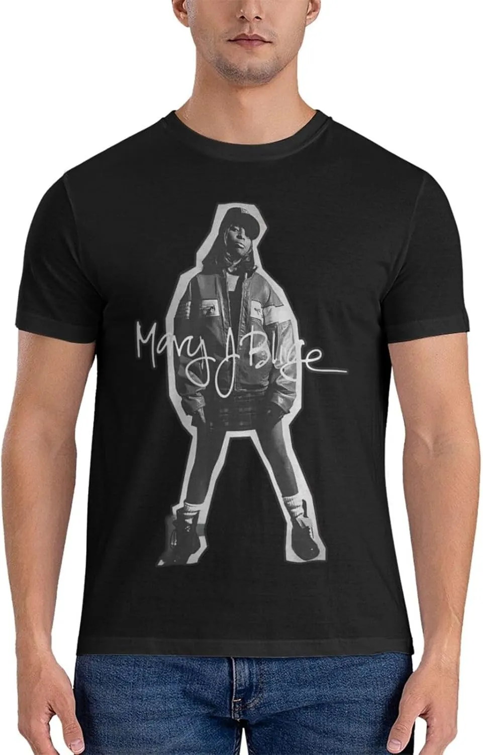 Men T Shirt Short Sleeve Crewneck Tee Summer Beach Tops Comfortable Cotton Shirt