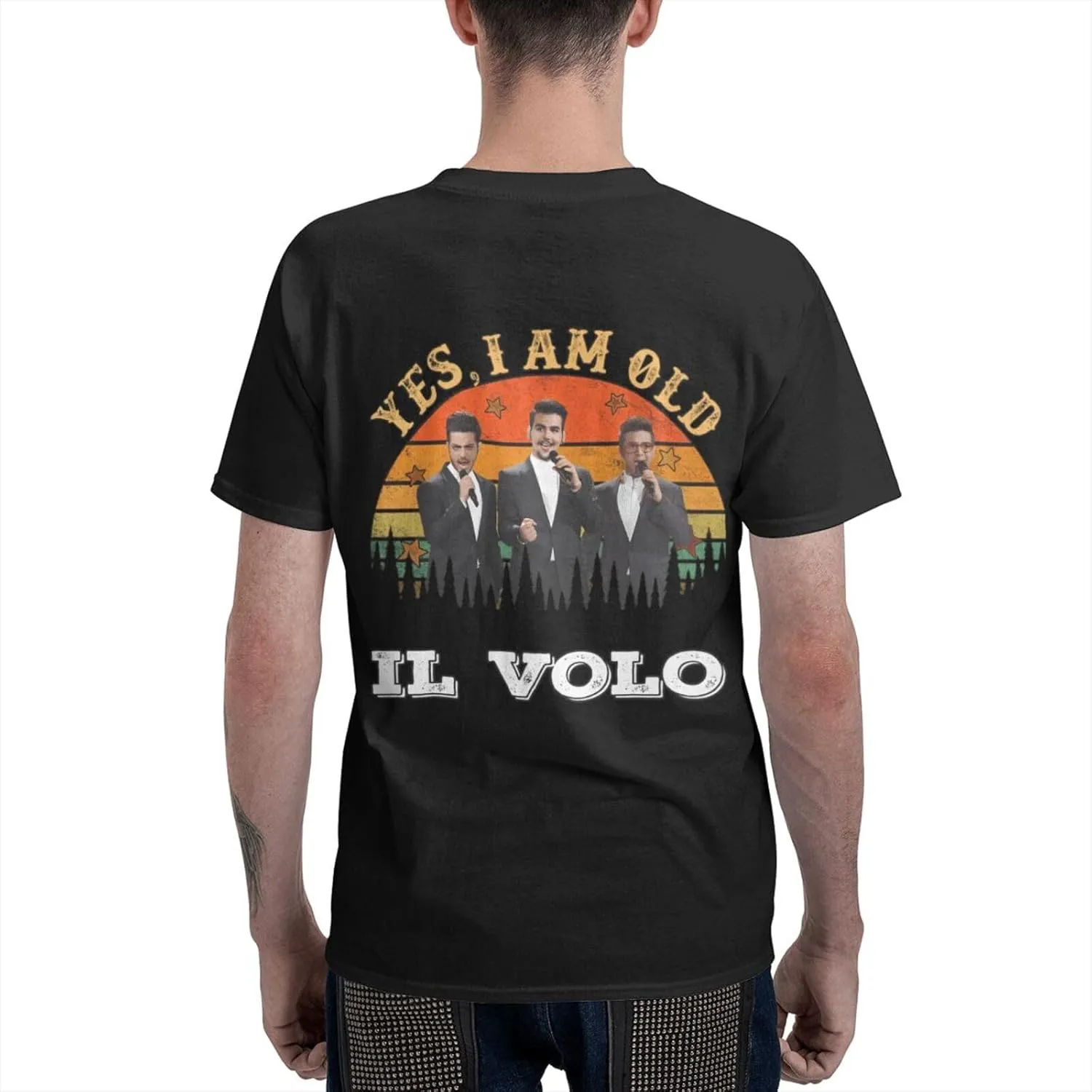 Men T Shirt Short Sleeve Crewneck Tee Summer Beach Tops Comfortable Cotton Shirt