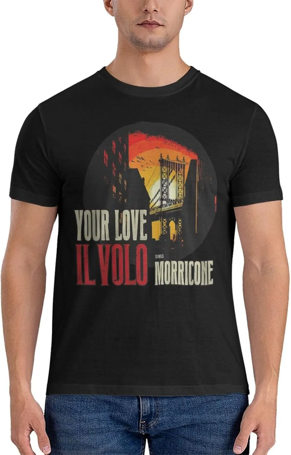 Men T Shirt Short Sleeve Crewneck Tee Summer Beach Tops Comfortable Cotton Shirt