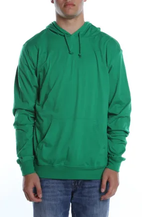Men's Beach Jersey Hoodie Kelly Green