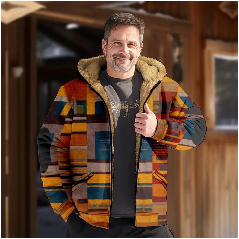 Men's Casual Sweatshirts Coats Long Sleeve Zipper Hooded Soft Elegant Coat Outdoor Jacket for Men