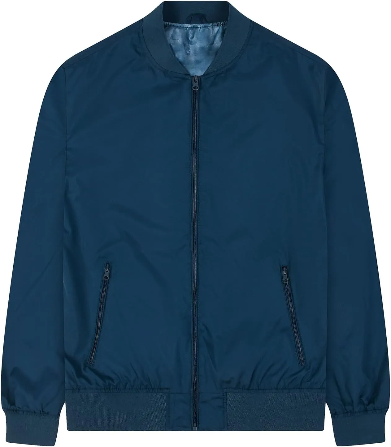 Men's Lightweight Bomber Jacket Spring Fall Causal Fashion Flight Windbreaker Golf Light Jacket Windproof Zip Up Coat
