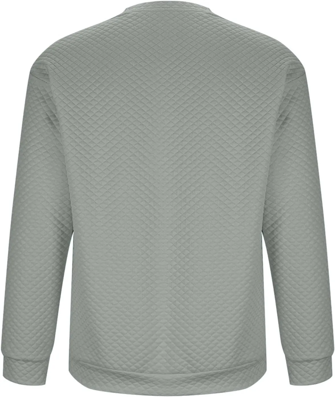Men's Plain Sweatshirts Soft Long Sleeve Crewneck Sweatshirt Lightweigt Sweat Shirt Texture Pullover Shirt Tops