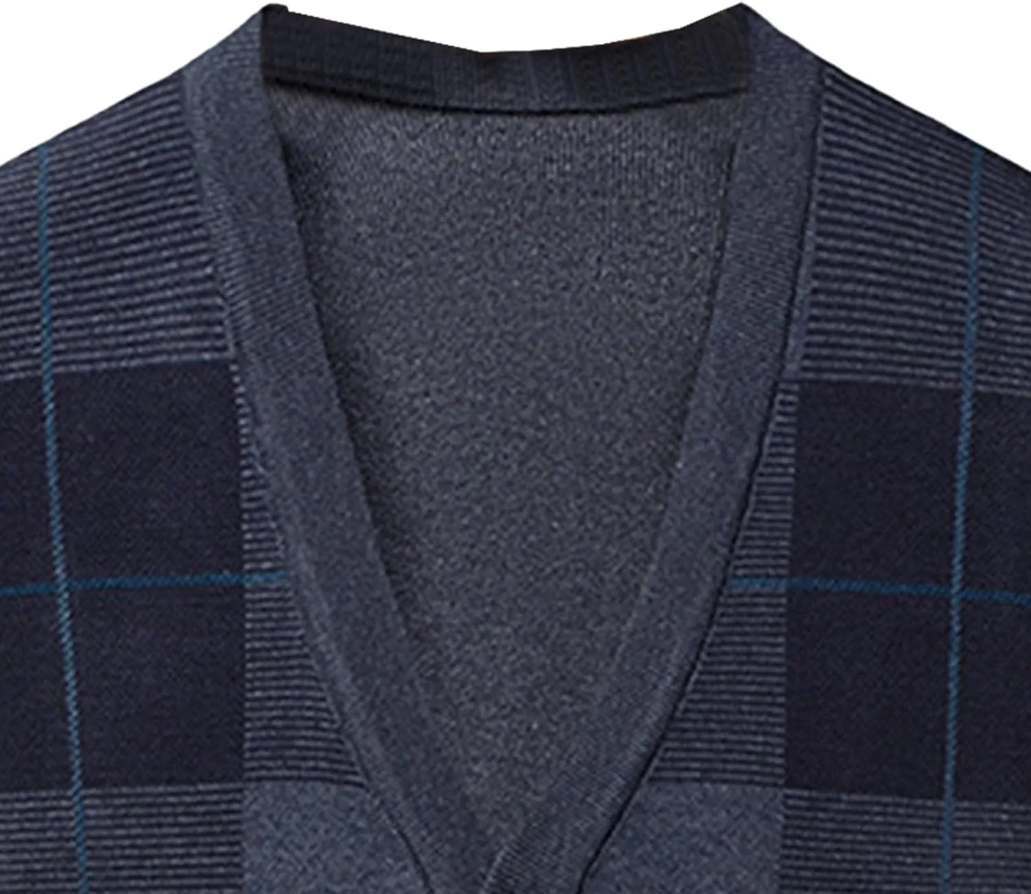 Mens Soft Breathable Buttons Sweater V-Neck Slim Fit Long Sleeve Sweaters Classic Fashion Casual Cardigan