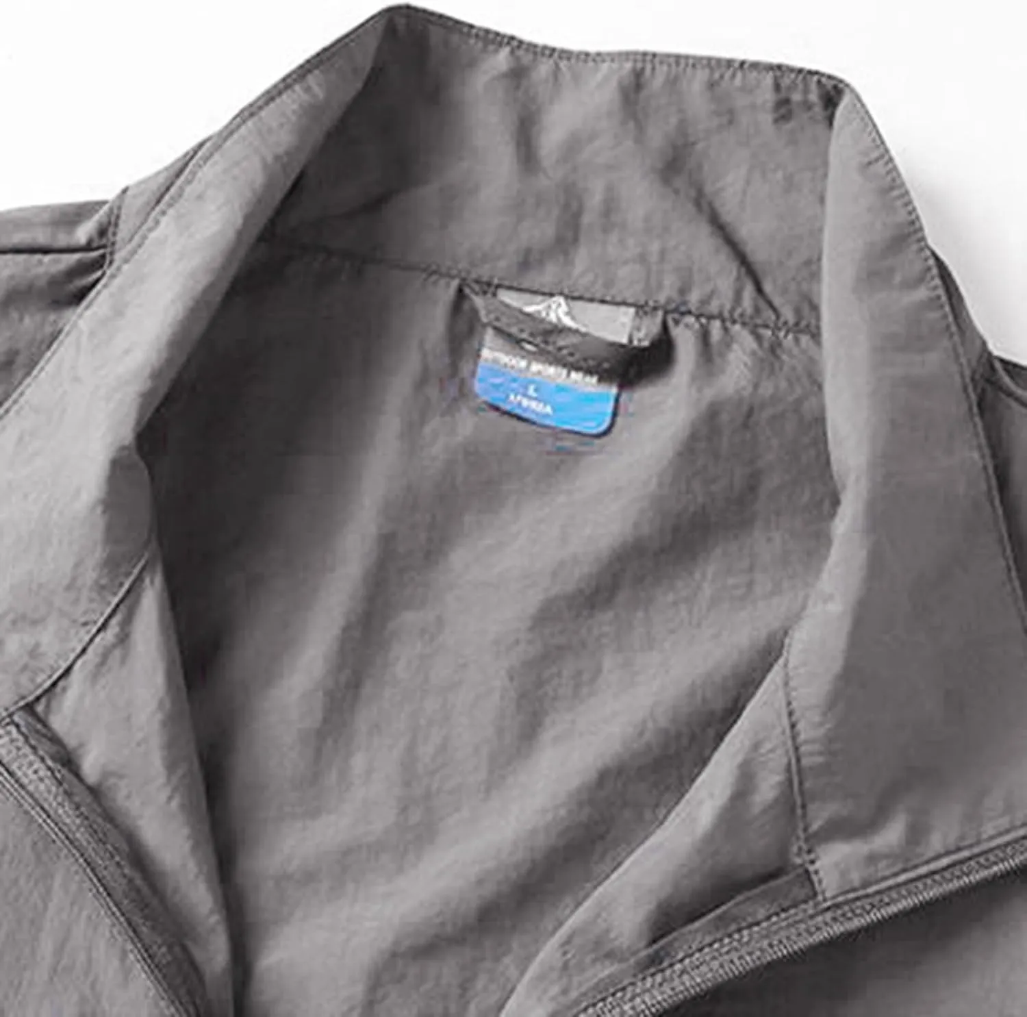 Men's Summer Thin Ice Silk Breathable Coat Large Size Fishing Quick Drying Sun Protective Clothing Young Mens Men's Anoraks