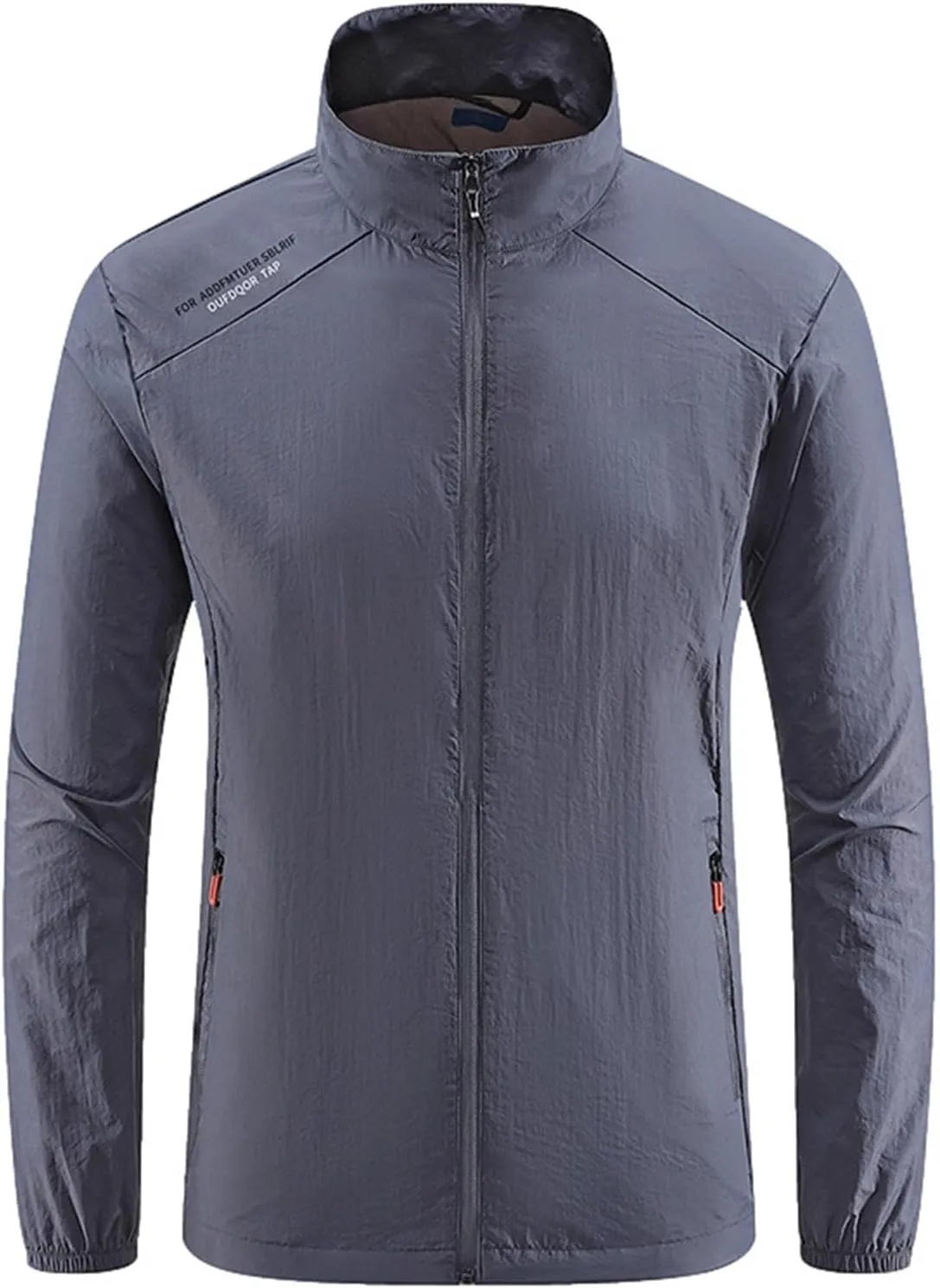 Men's Summer Thin Ice Silk Breathable Coat Large Size Fishing Quick Drying Sun Protective Clothing Young Mens Men's Anoraks