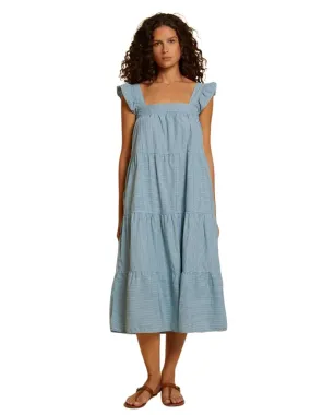 Nation Camille Easy Cotton Poplin Sundress- Spritz
