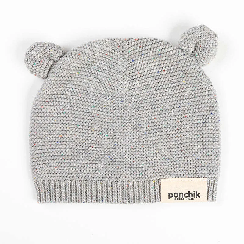 Ponchik Babies   Kids Bear Beanie Hat Warm Winter - Koala