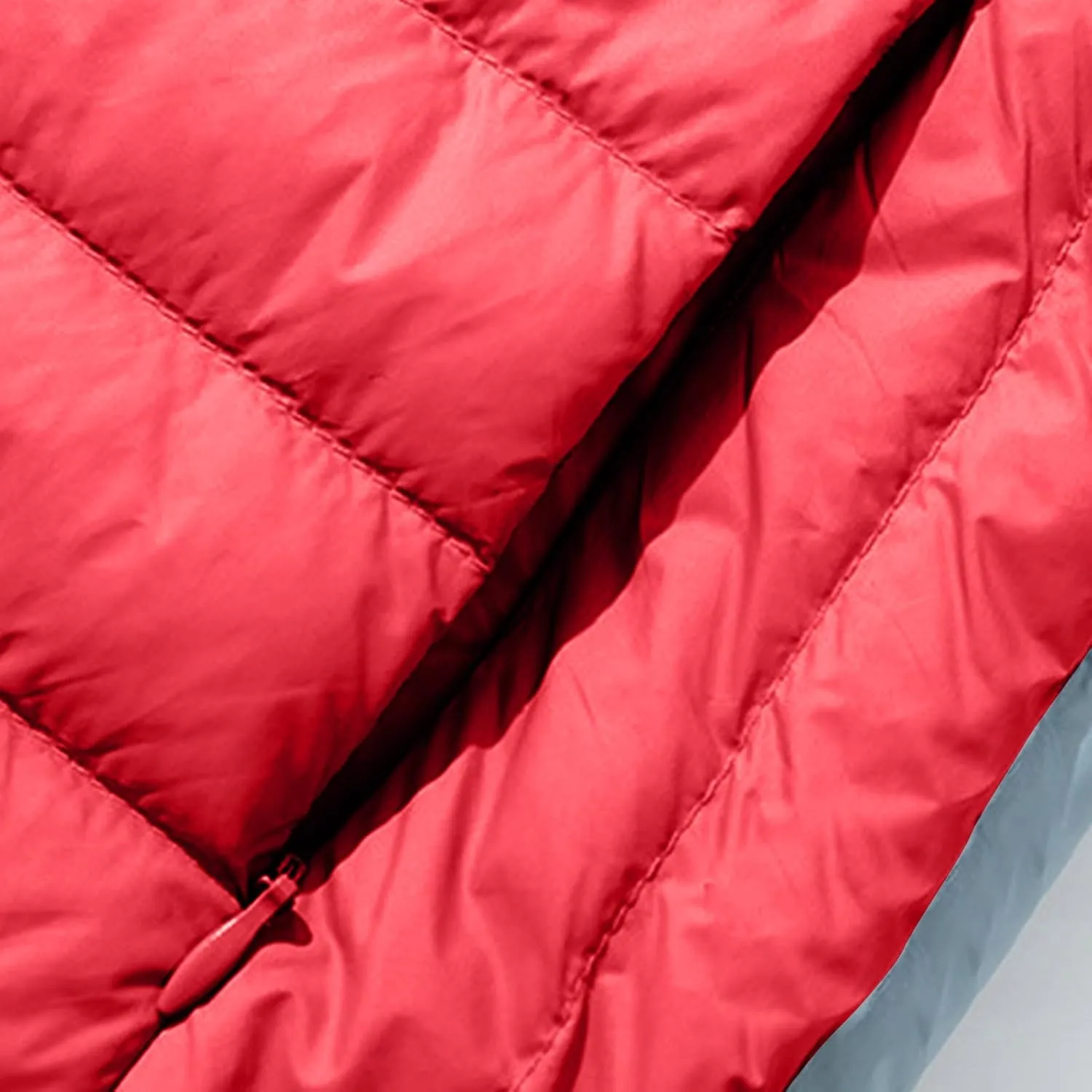 Quilted Jacket Womens With Detachable Hood 2024 Ultra Light Weight Zipper Long Sleeve Down Coat Winter Puffer Jackets
