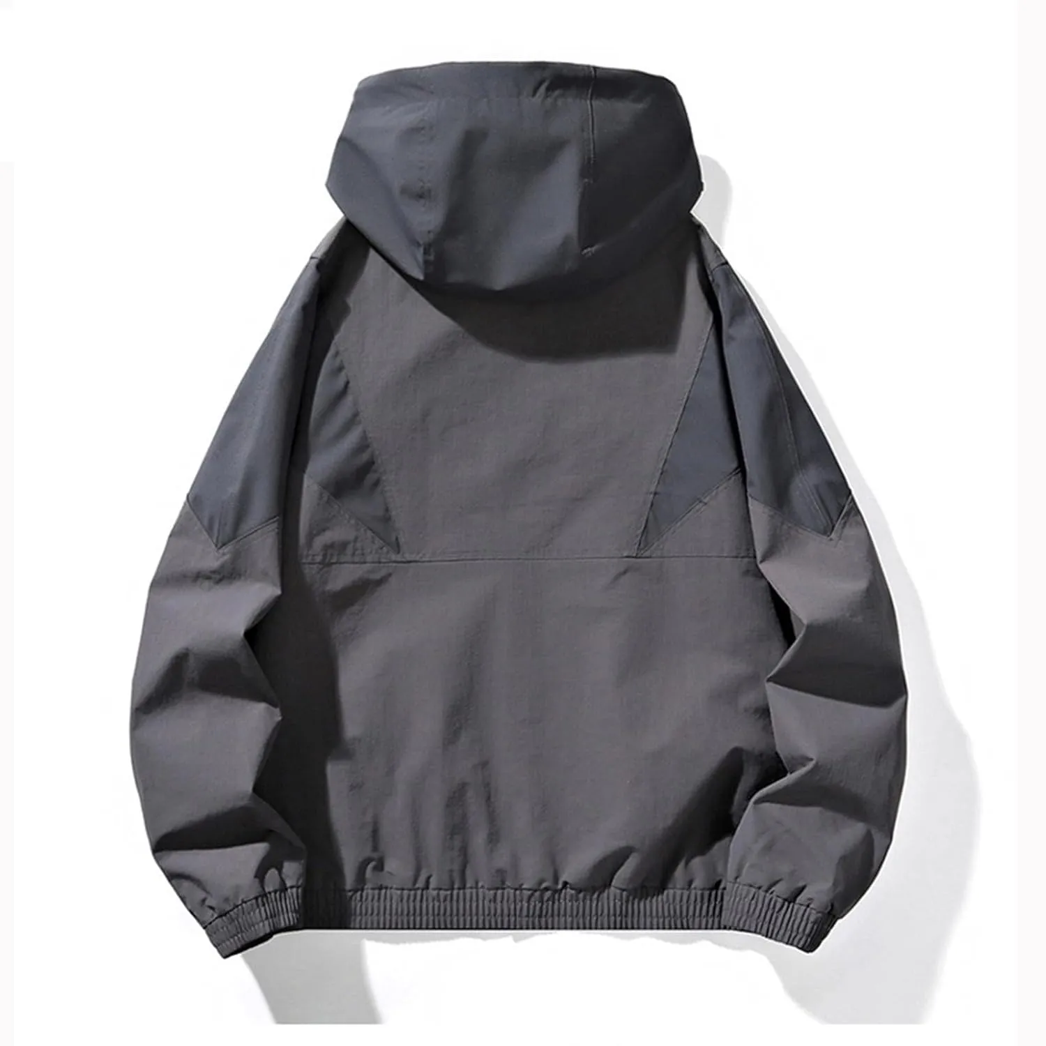 Rain Jacket Mens Raincoat Casual Lightweight Breathable Windbreaker Outdoor Travel Hiking Cycling Mountain Outwear