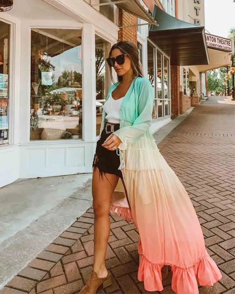 Rainbow Fade Sundress