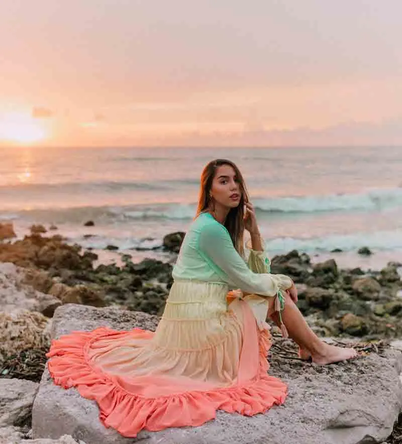 Rainbow Fade Sundress
